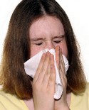 Sick woman